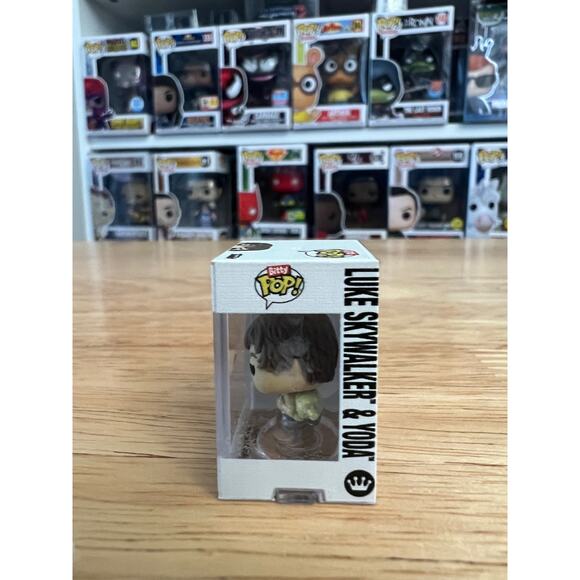 BITTY Luke w/ Yoda Funko Pop #363 Star Wars Empire Strikes Back Movies V Episode - Picture 4 of 6